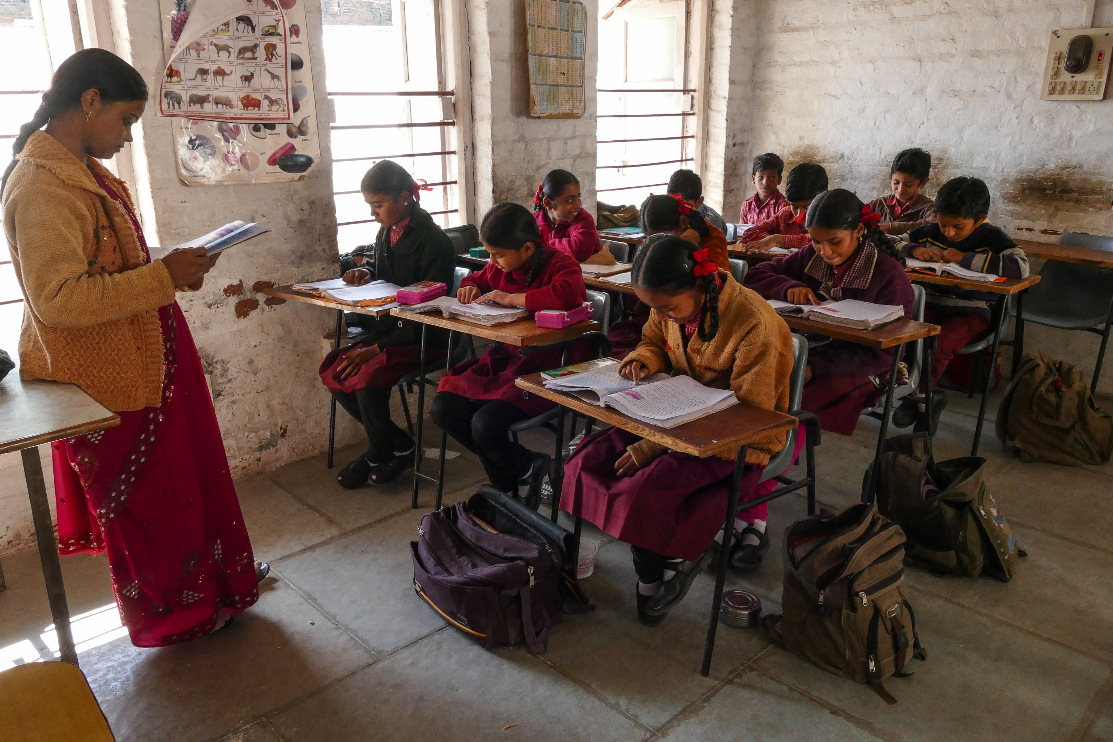 Unterricht in der Ahyila Schule